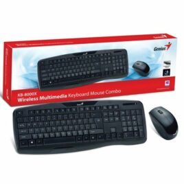TECLADO Y MOUSE GENIUS WIRELESS KB-8000X