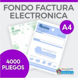 HOJAS A4  MEMBRETE C/F 1 COL   x 4000