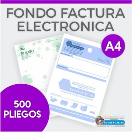 HOJAS A4 MEMBRETE C/F 1 COL x 500