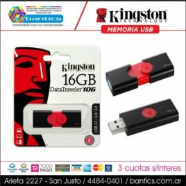 MEMORIA USB 16GB KINGSTON 106