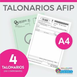 TALONARIO A4 X DUPL X 4